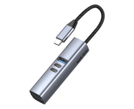 Mobile Origin 7in1 MultiHub HB2 3xUSB-C USB-A HDMI TF/SD Cards USB-C Cable - 1537887 - zdjęcie 1